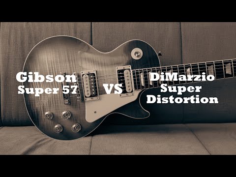 Gibson Super 57 vs DiMazio Super Distortion | Pickups Comparison