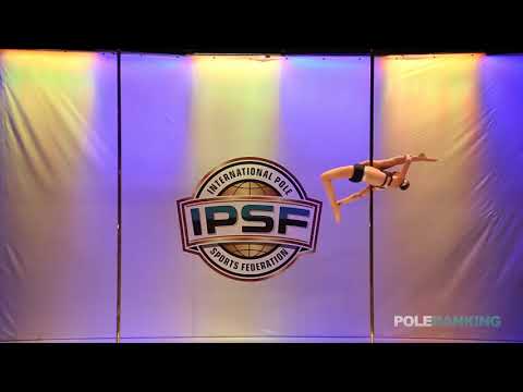 Novice Girls Dorottya Kata Gera of Hungary - IPSF World Pole Sports Championships 2018