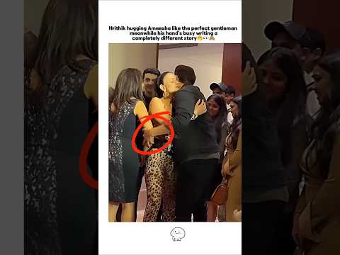 he's perfect gentleman 🙈#hrithikroshan #ameeshapatel