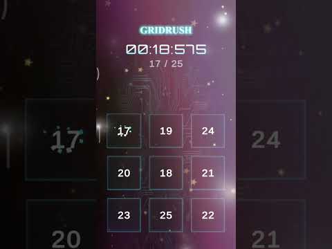 GridRush: Number Speed Tap