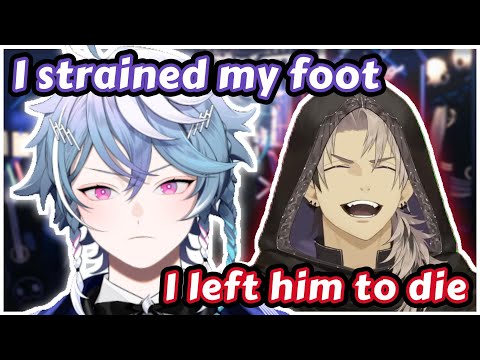 Octavio suffered a strain but Ruze left him on the sidewalk in Japan lol [Holostars EN]