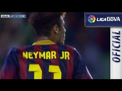 Gol de Neymar (0-1) en el Real Betis - FC Barcelona - HD