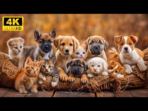 Baby Animals - Nature’s Cutest Stars | 8K Sweet Animal Moments With Relaxing Music
