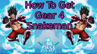 How To Get Gear 4 Snakeman In AOPG