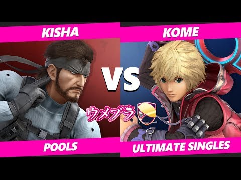 Umebura SP5 SSBU - Kisha (Snake) Vs. Kome (Shulk) Smash Ultimate Tournament Pools