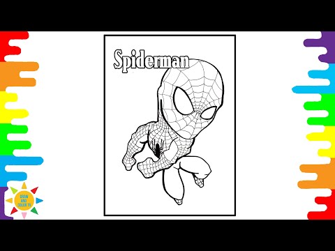 Spider-man Coloring Page | Avengers Coloring Page | Cartoon - On & On