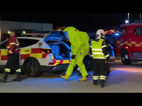 31.08.23 | Shorts 1 | Nørre Alslev | Kemisk udslip ved firma | Chemical spill at transport company