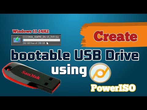 How to create bootable USB Drive using PowerISO