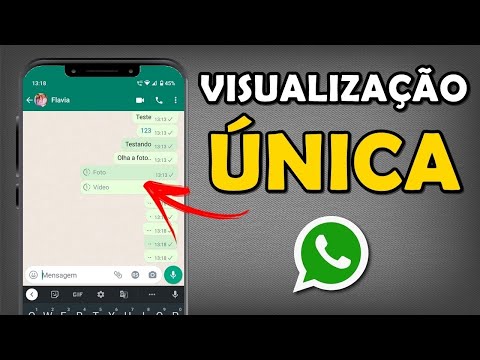 Vídeo: Visualização única no WhatsApp: como ativar e enviar