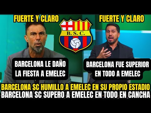 🔥 2025 ASTILLERO CLASSIC 🚨 BARCELONA SC HUMILIATED AND DESTROYED EMELEC IN THEIR OWN STADIUM