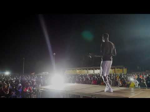 E.MACGIE performing at Jizzle Scorpion Concert at the Serekunda