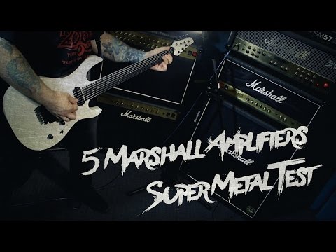 5 Marshall Amplifiers Metal Comparison - Vintage Modern/JVM/DSL/ModeFour/JCM800