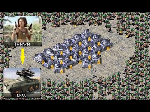 Making 20 Tanya IFVs *Angry* (Fully Upgraded): Red Alert 2