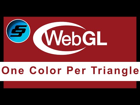 One Color Per Triangle WebGL Programming