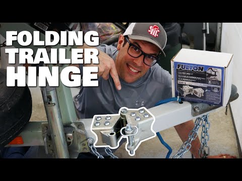 How to install a Fulton Fold-Away Trailer Tongue Hinge + Trailer Painting Tips and Re-Wiring Guide!