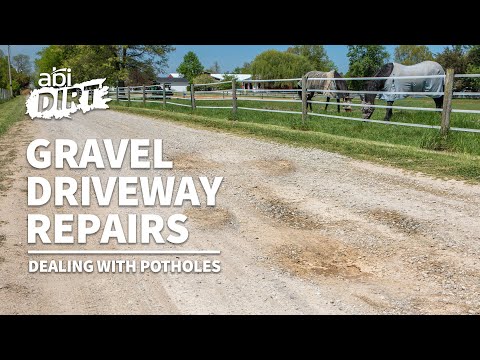 Gravel Driveway Repairs – Dealing With Potholes – ABI Dirt