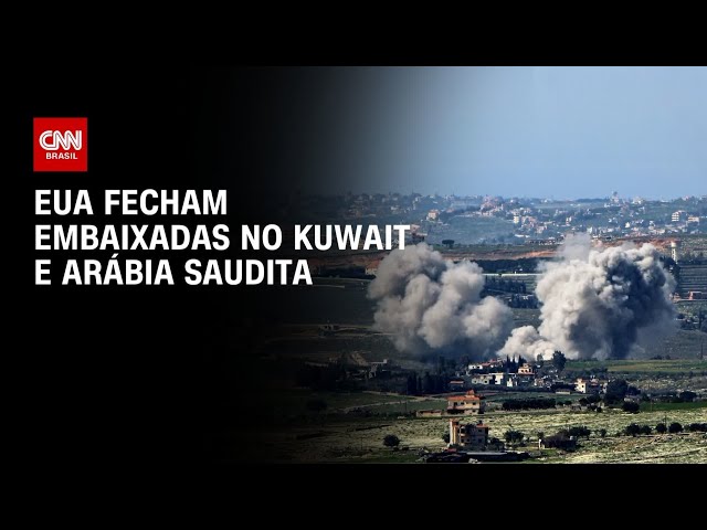 Guerra no Oriente Médio: EUA fecham embaixadas e reduzem diplomatas | LIVE CNN