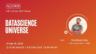 Data Science Universe - MVP Show ft. Subham Ray