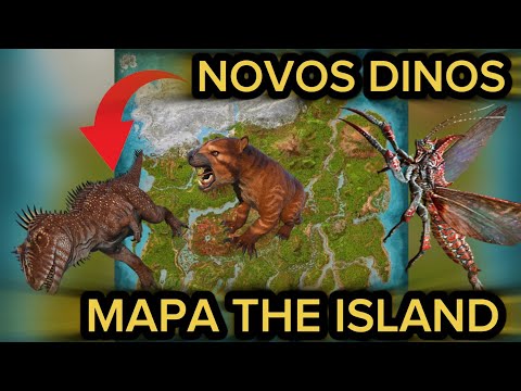 Todas as Novas Criaturas do Mapa The Island no Novo ARK ULTIMATE MOBILE - Revamp