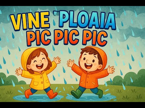 Vine ploaia pic pic pic ☔️ | Cântec vesel pentru copii de grădiniță 🌈