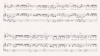 Violin - Never Gonna Leave You - Adele Sheet Music, Chords, &amp; Vocals