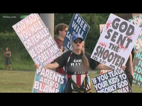 Westboro Baptist Church protests at Atlanta HBCU graduation ceremonies