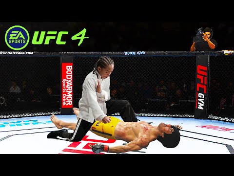 UFC4 Bruce Lee vs Karate Kid EA Sports UFC 4 - Super Battle