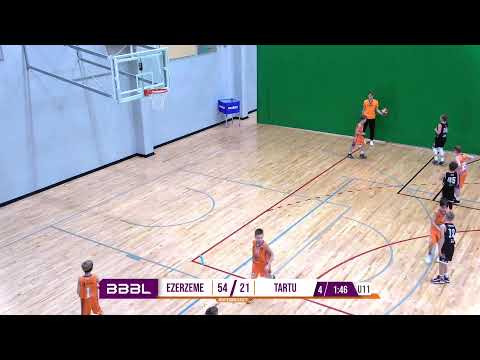 Ezerzeme-Rezekne 2012 vs Tartu 2012 | BBBL Boys U11