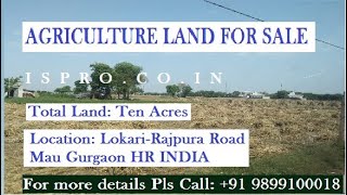  Agricultural Land for Sale in NH 8, Dharuhera