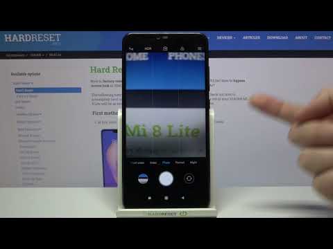 How to Turn On/Off Camera Gridlines on XIAOMI Mi 8 Lite  - Allow Orientation Lines