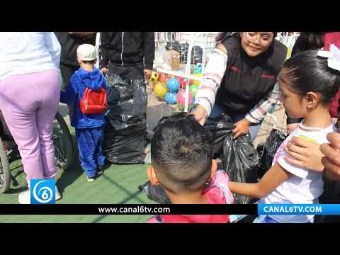 Video: Valle de Chalco celebra el Día de Reyes con alegría y regalos para la niñez