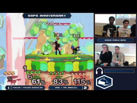 SCC The Double Melee Doubles - MWL + TRL (Red) vs Vudujin + Thelake (Green) - Grand Finals.avi