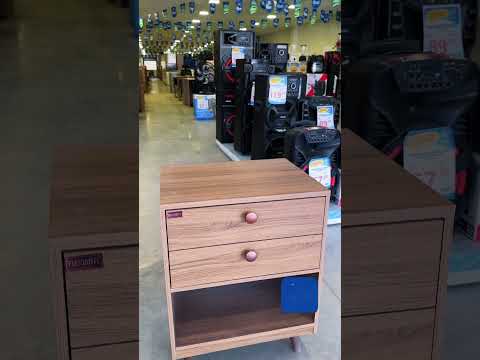 Video thumbnail of Mesa de Cabeceira Turim 2 Gavetas Tuboarte