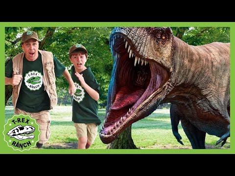 Dinosaur Escape Room! | T-Rex Ranch Adventures | Kids Songs | Moonbug Kids
