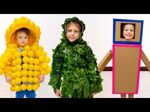 Kinder lernen Verstecken zu spielen | Sammlung von Videos für Kinder | Vania Mania DE