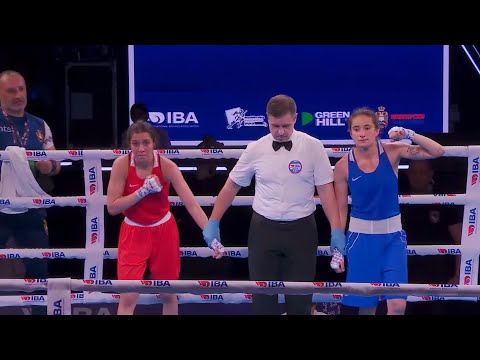 QF W52kg JOVANOVIC DRAGANA (SRB) vs POPTOLEVA VENELINA VALENTINOVA (BUL) | IBA WWCHs Niš 2025
