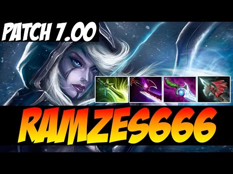 RAMZES666 Plays Drow Ranger - Patch 7.00 - Dota 2