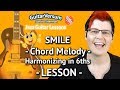 SMILE Guitar Lesson Chord Melody