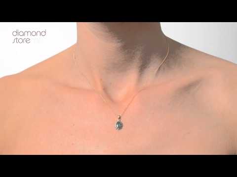 G4776 - 0.80ct Emerald And Diamond Pendant 9K Yellow Gold