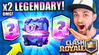 MY FIRST EVERY LEGENDARY CARDS (x2)! - Clash Royale #2