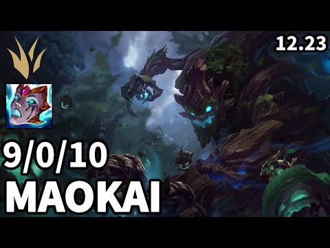 Maokai Jungle vs Elise - KR Master | Patch 12.23