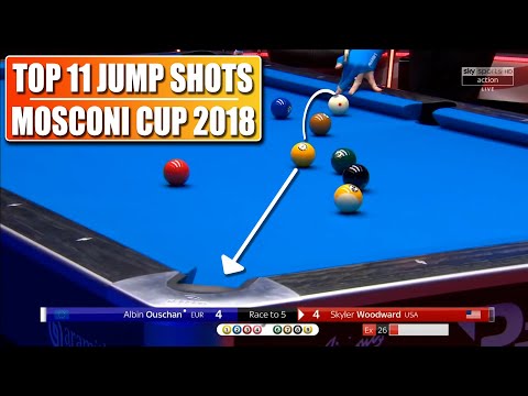 TOP 11 JUMP SHOTS | Mosconi Cup 2018 (9-Ball Pool)