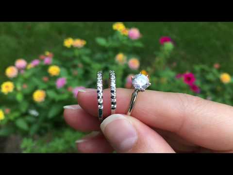 1/2 Carat Bar Set Ring Guard - TwoBirch RG236-H