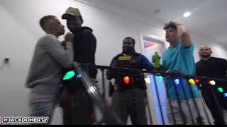 Island boys fight jack Doherty and security guard😯😯