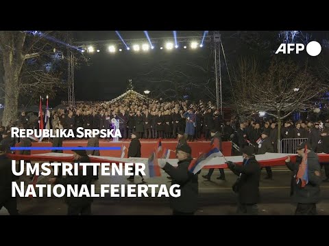 Bosnische Serben begehen umstrittenen Nationalfeiertag | AFP