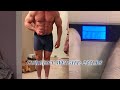home bulk program - Weigh in, physique check, diet, and leg day!