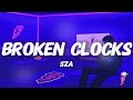 SZA Broken Clocks Lyrics
