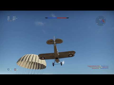 War thunder almost crash on last plane