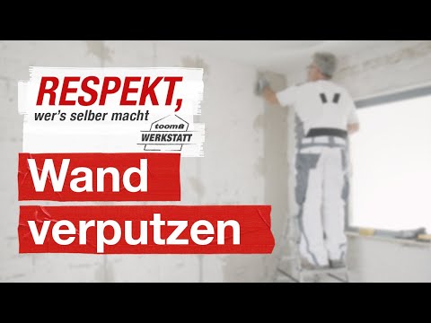 Plastering walls properly | toom workshop