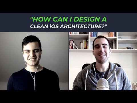 How can I design a clean iOS architecture?